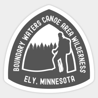 BWCA Boundary Waters Canoe Area Sticker